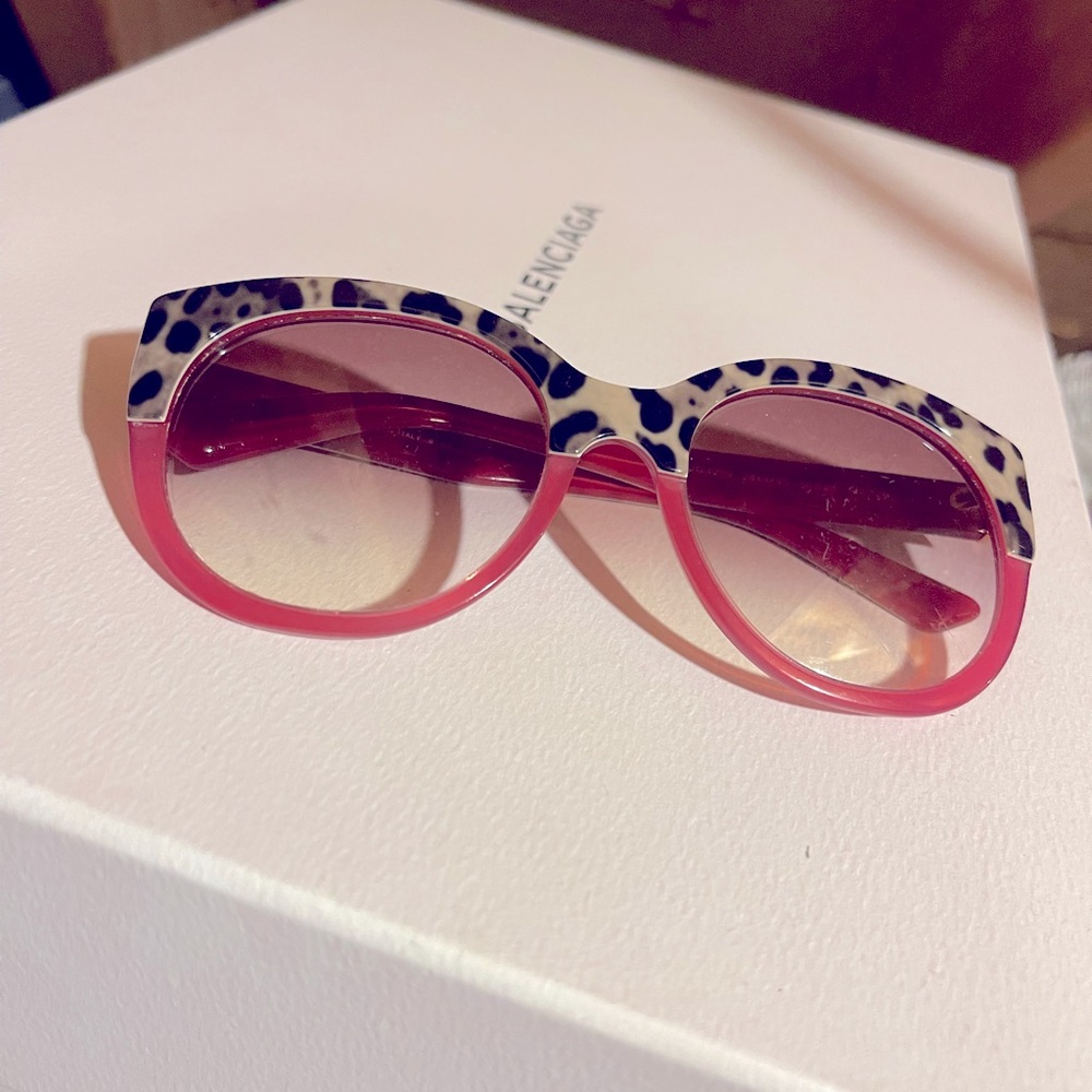 Dolce & gabbana pink leopard sunglasses